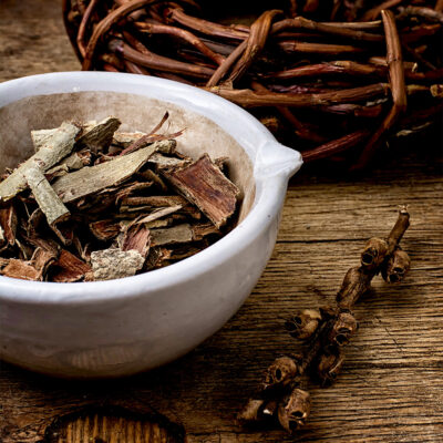 bowl of licorice root