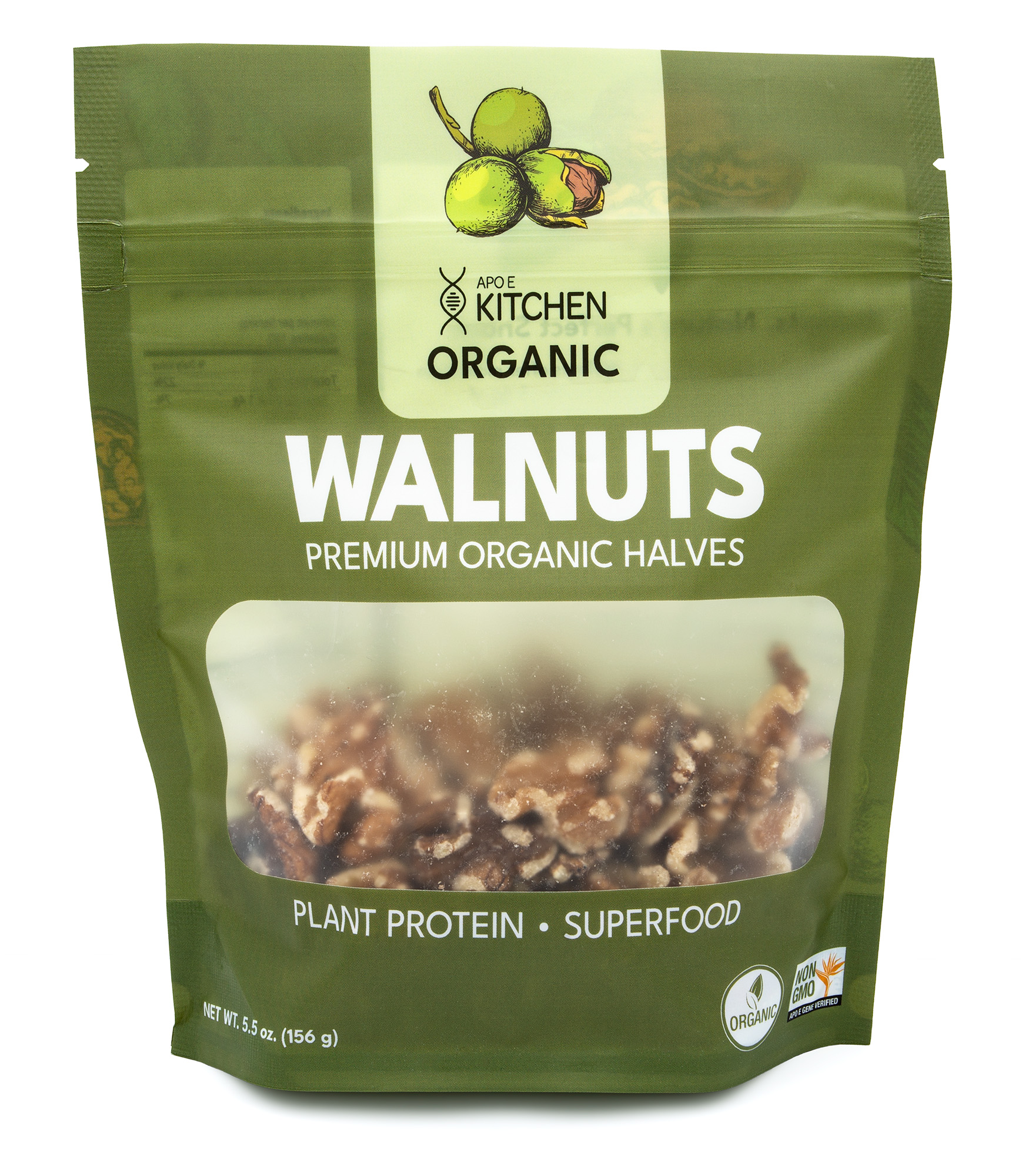 APOE Premium Organic Walnut Halves