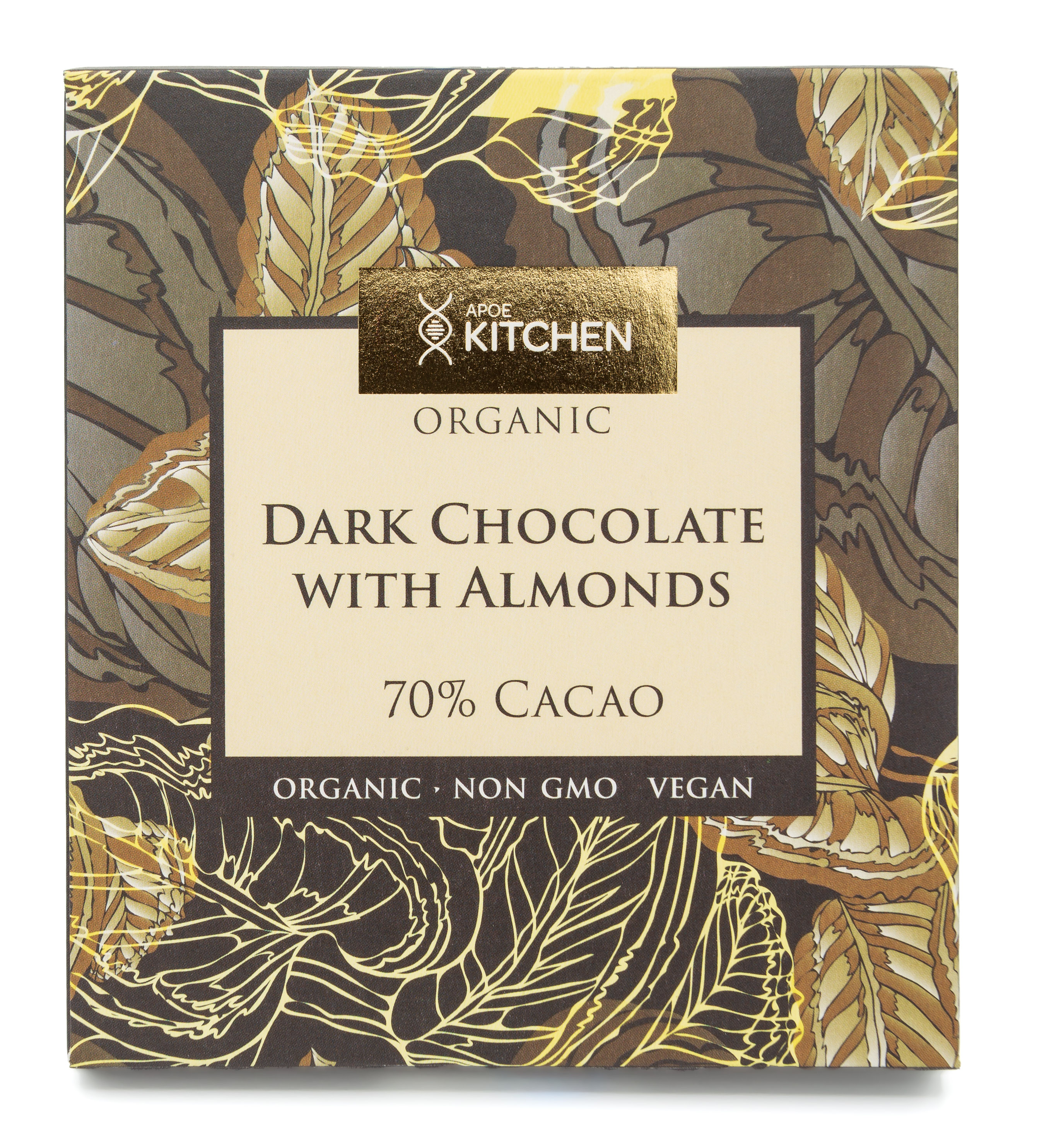 apoe gene diet kitchen dark chocolate with almonds