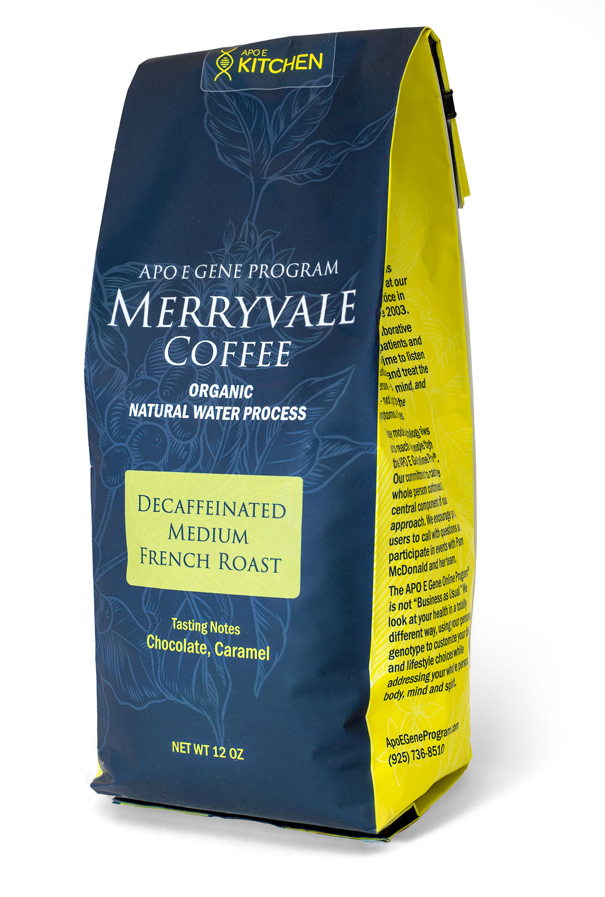 Merryvale Decaffeinated Medium French Roast Organic Coffee